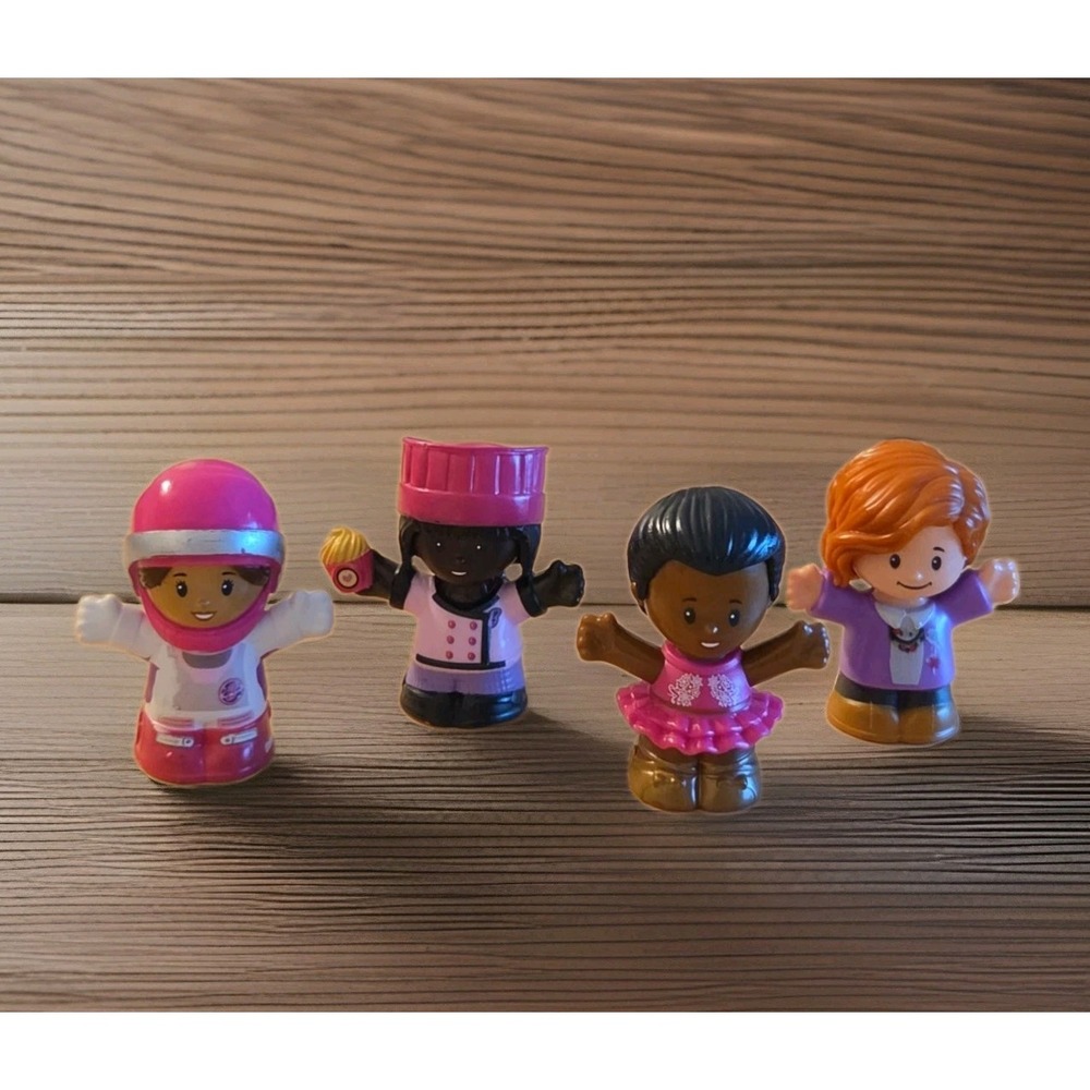 Fisher Price Little People figures lot of 4 * GIRL POWER *